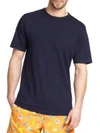 Saks Fifth Avenue Collection Cotton Crewneck Tee In Navy
