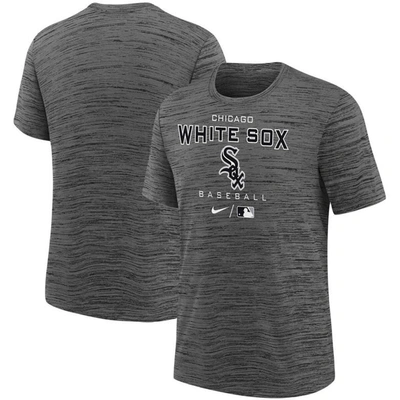 Nike Kids' Youth  Charcoal Chicago White Sox Authentic Collection Practice Velocity Performance T-shirt
