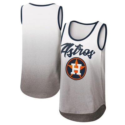 G-iii 4her By Carl Banks White Houston Astros Logo Opening Day Tank Top