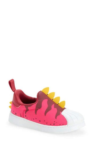 Adidas Originals Kids' Superstar 360 Sneaker In Pink/ Wild Pink/ White