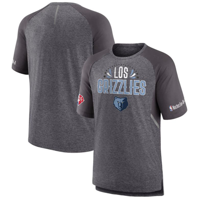 Fanatics Branded Heathered Gray Memphis Grizzlies 2022 Noches Ene-be-a ...