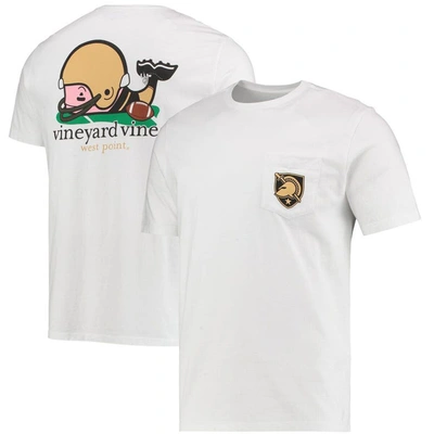 Vineyard Vines White Army Black Knights Football Whale T-shirt