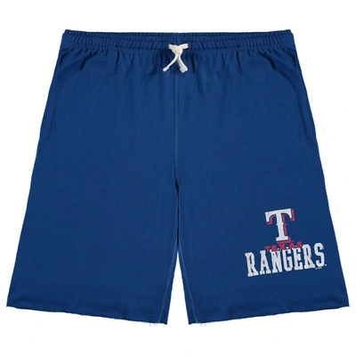 Profile Royal Texas Rangers Big & Tall French Terry Shorts