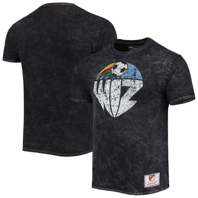 Mitchell & Ness Sky Black Kansas City Wiz Since '96 Tie-dye T-shirt