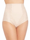 Le Mystere Sophia Lace High-waist Brief In Almond