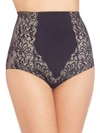 Le Mystere Sophia Lace High-waist Brief In Black