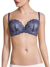 Le Mystere Sophia Lace Bra In Steel Blue