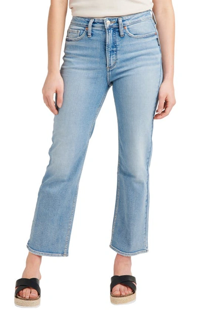 Silver Jeans Co. Eyes On Wide High Waist Wide Leg Jeans In Indigo