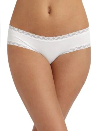 Natori Foundations Bliss Cotton Girl Briefs In White