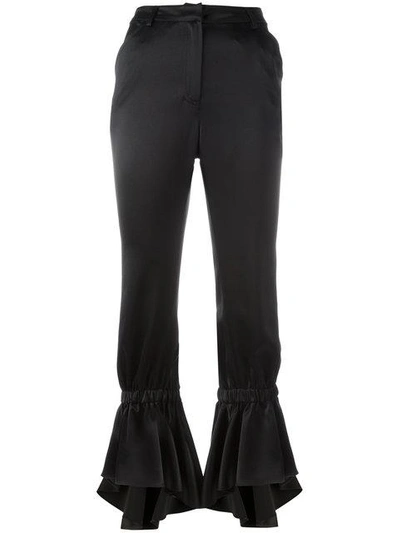 Area Flared Trousers - Black