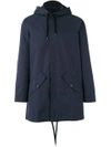 A Kind Of Guise Drawstring Hooded Jacket In Blue