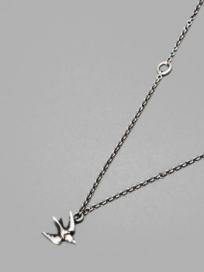 Werkstatt:münchen Werkstatt Munchen Silver Chain Mini Swallow Necklace