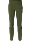 Gloria Coelho Skinny Trousers In Green