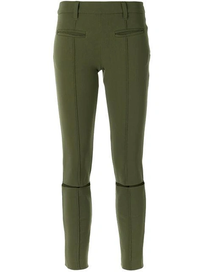 Gloria Coelho Skinny Trousers In Green