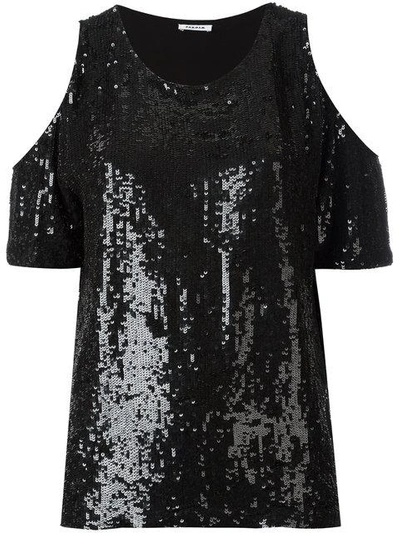 P.a.r.o.s.h Sequin Top In Black