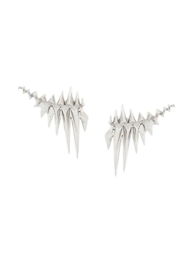 Kasun London Glacier Earrings In Metallic