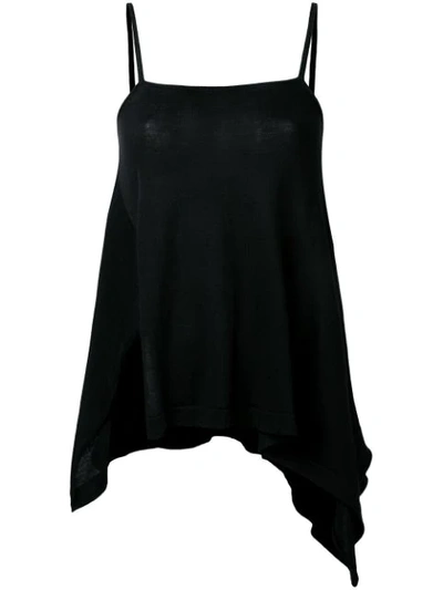 Forme D'expression Asymmetric Hem Camisole In Black