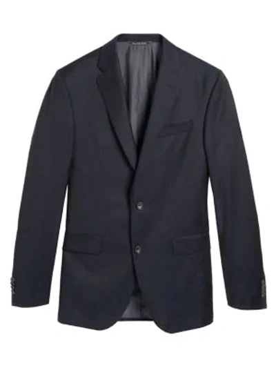 Saks Fifth Avenue Modern Basic Wool Suit Jacket In Black