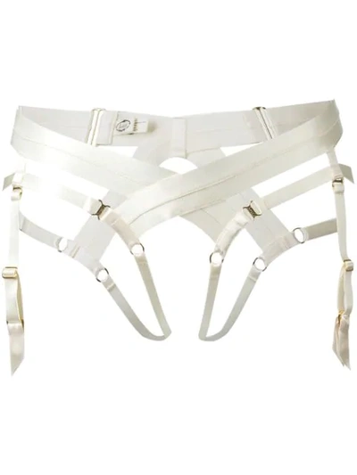 Bordelle Bondage Harness Briefs In Neutrals