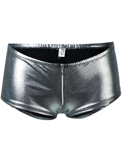 Folies By Renaud Metallic Mini Briefs