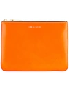 Comme Des Garçons Super Fluo Classic Wallet In Orange