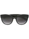 Gucci Cat Eye Wayfarer Sunglasses In Black