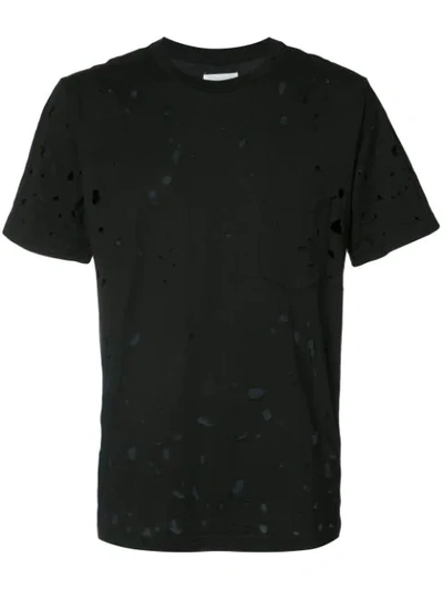 The Soloist Distressed T-shirt In Black