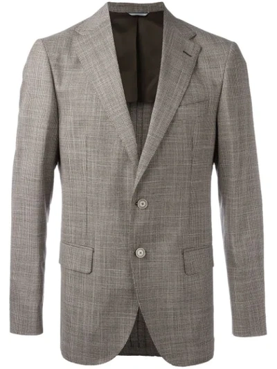 Fashion Clinic Timeless Single-breasted Blazer In Brown
