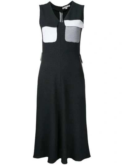 Edeline Lee Ocean Park V-neck Dress In Black