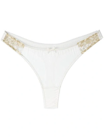 Gilda & Pearl Gina Thong In White