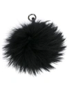 N•peal N.peal Pom-pom Keyring - Farfetch In Black