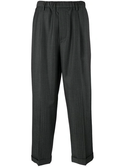 Lucio Vanotti Cropped Trousers - Grey