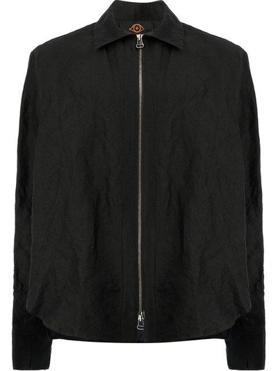 L'eclaireur Zip-up Shirt Jacket In Black