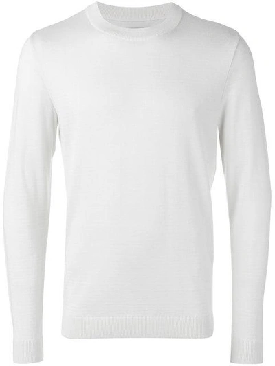 A Kind Of Guise Crew Neck Jumper In White