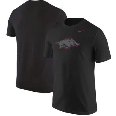 Nike Black Arkansas Razorbacks Logo Color Pop T-shirt