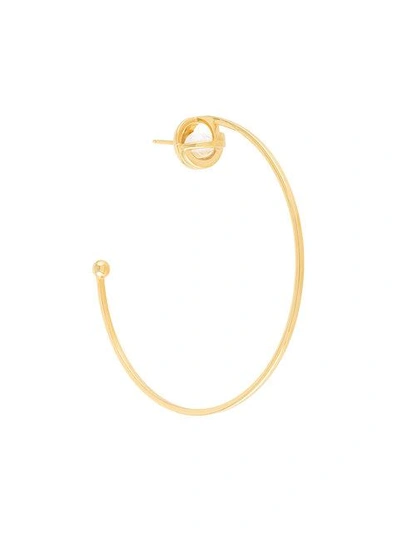 Lara Bohinc Planetaria Hoop Earrings In Metallic