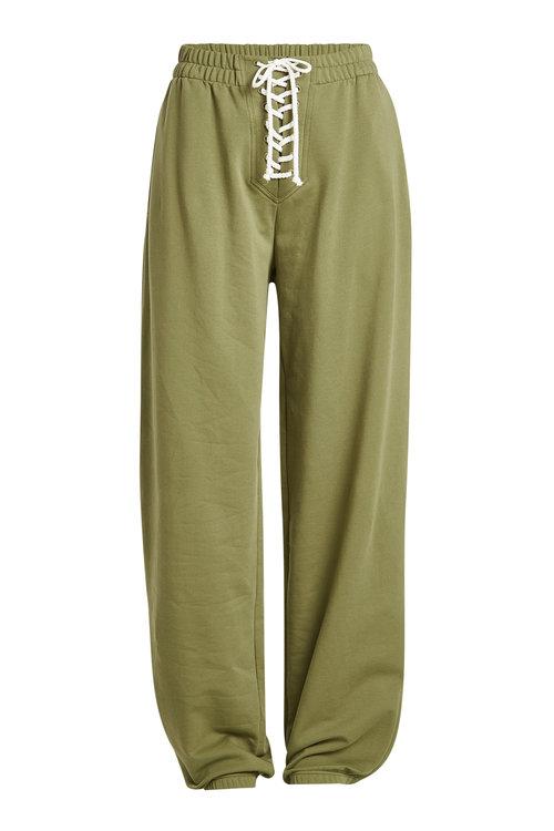 green puma sweatpants