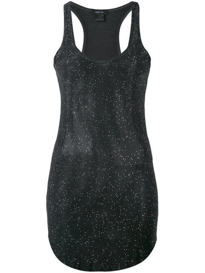 Avant Toi Embroidered Tank Top - Black