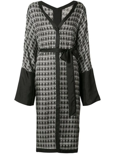 Thomas Wylde Loosestrife Kimono - Black