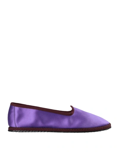 Vibi Venezia Loafers In Violet