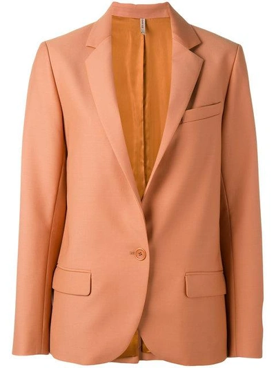 Indress Notched Lapel Blazer - Brown