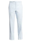 Saks Fifth Avenue Collection Cotton Chino Pants In Powder Blue