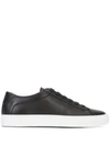 Koio Men's Capri Tonal Leather Low-top Sneakers In Onyx