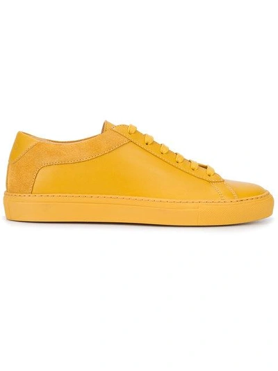 Koio Capri Zafferano Sneakers In Yellow