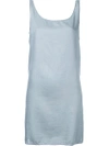 Album Di Famiglia Oversized Tank Top In Grey