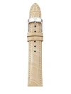 Michele Watches Women's Alligator Leather Watch Strap/16mm In Natural