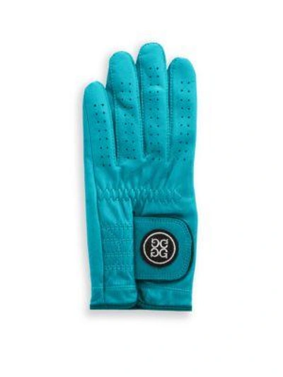 G/fore Leather Glove In Aqua