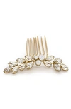 Brides And Hairpins Amber Comb In Gold