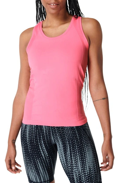 Sweaty Betty Athlete 2.0 Seamless Workout Tank In Peony Pink