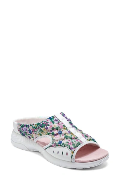 Easy Spirit Traciee Sandal In Pink Multi/ Bright White